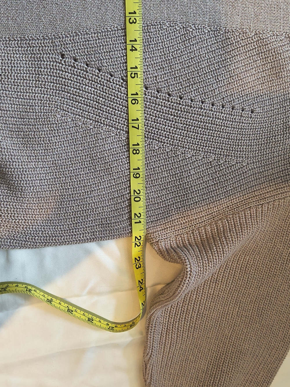 Universal Thread Taupe Open-Front Knit Cardigan - Picture 3 of 6